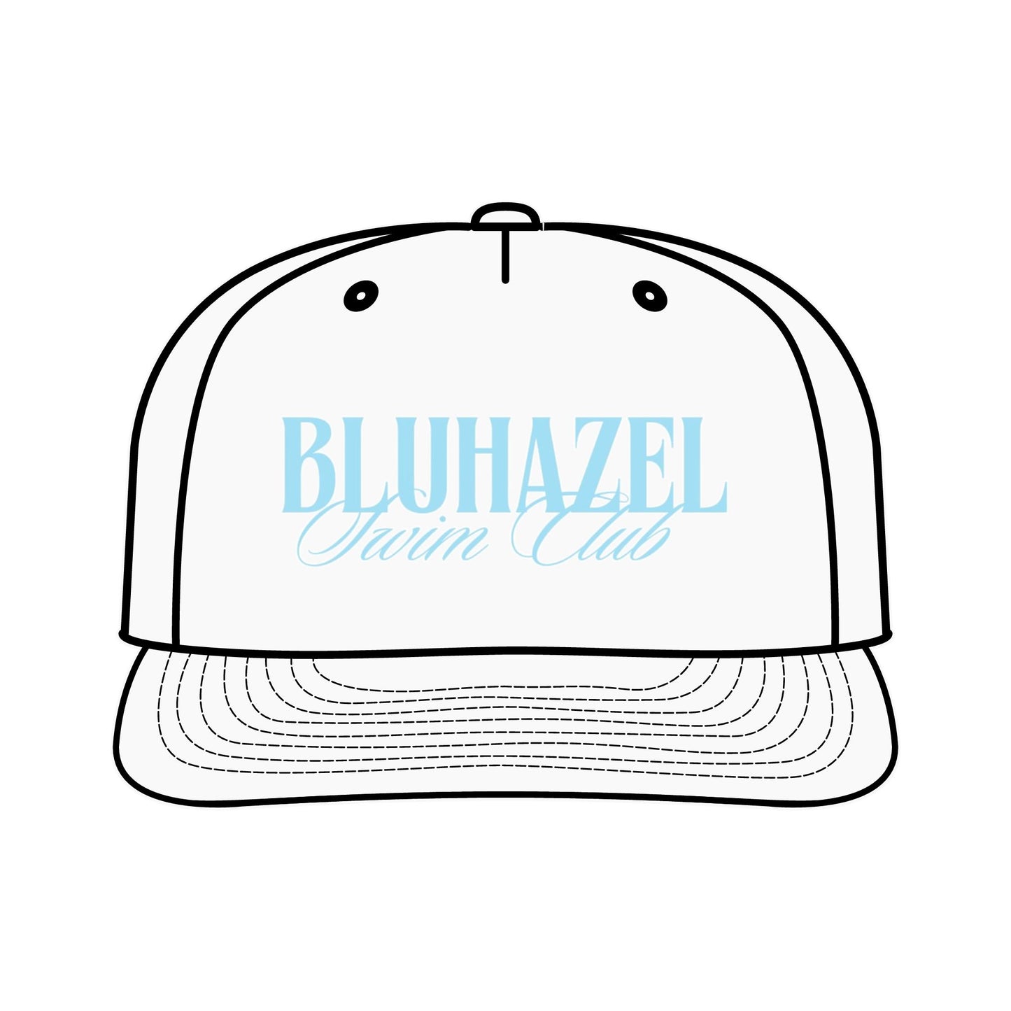 Bluhazel Swim Club Surf Hat