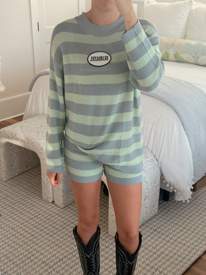 Heritage Stripe Crew Set One Size