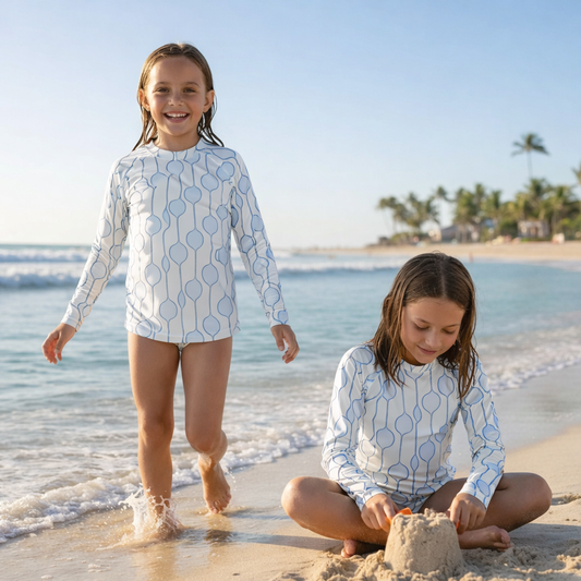 Kid's Rainbow Row Rash Guard